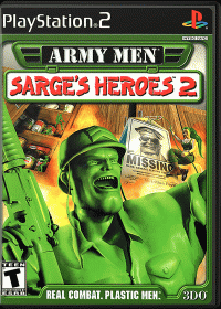 Army Men Sarge's Heroes 2 PAL Playstation 2  box art